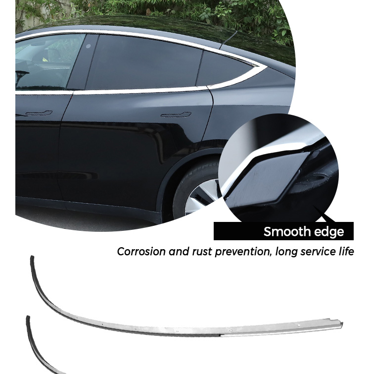 Tesla Model 3 Haute du conducteur C&ocirc;teur de toit Moulage de la bande de toit