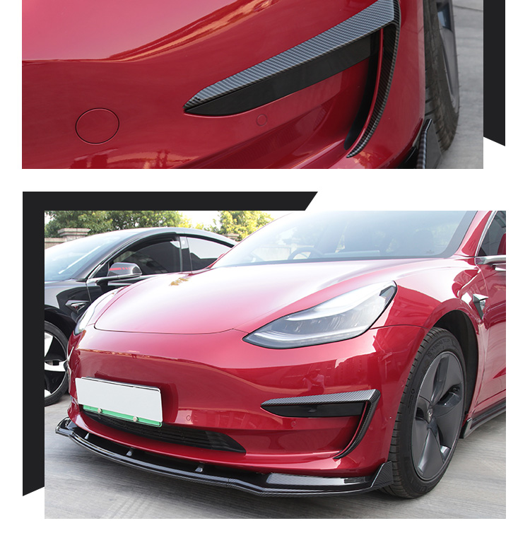 tesla model 3 fog lamp cover 5