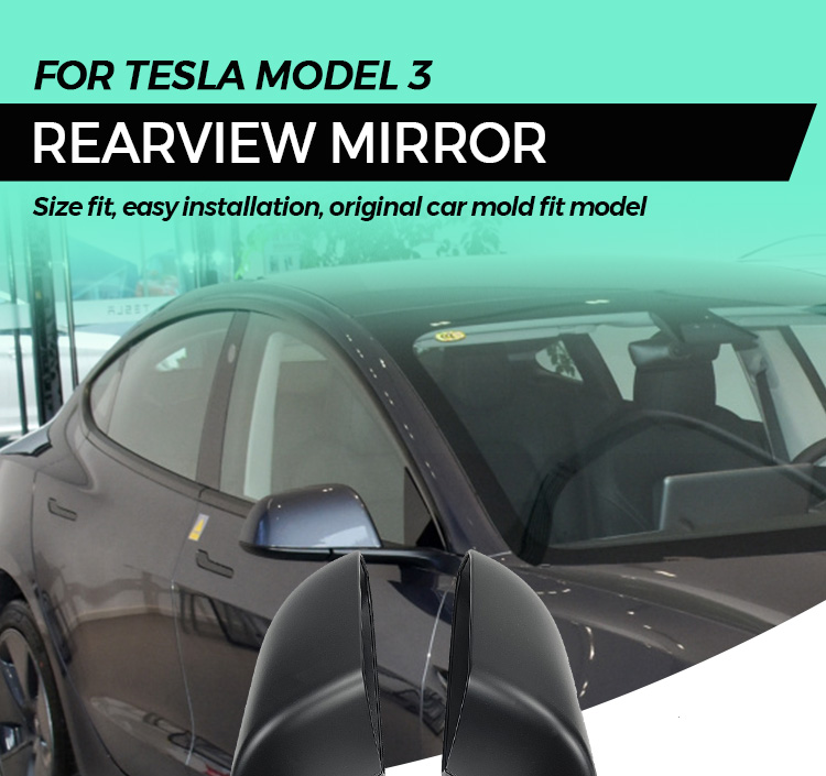 tesla modell 3 backspegel