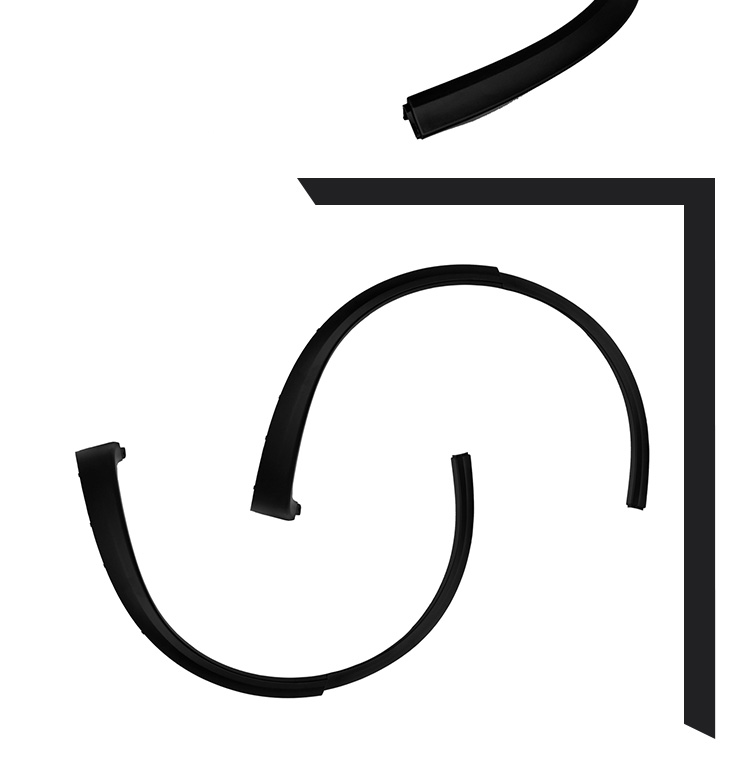 Tesla Model X Rear Side Wheel Fender Flare Molding Oem