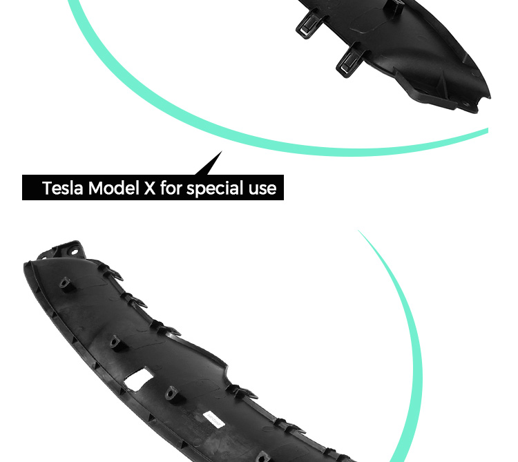 tesla model x front upper grille insert