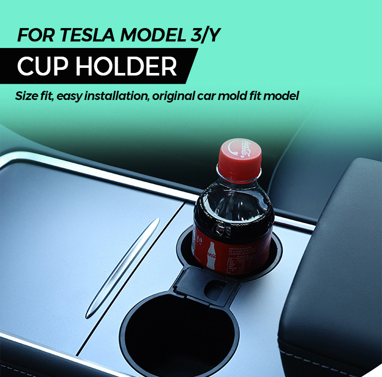 tesla model 3 model Y console cup holder