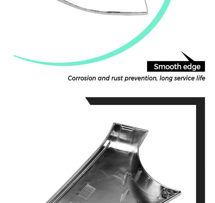 Tesla Model S Driver Door Mirror Cover Chrome Trim