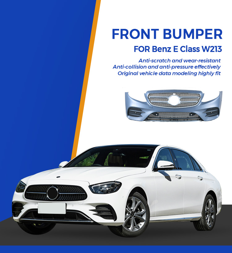 Benz E Class W213 front bumper 1