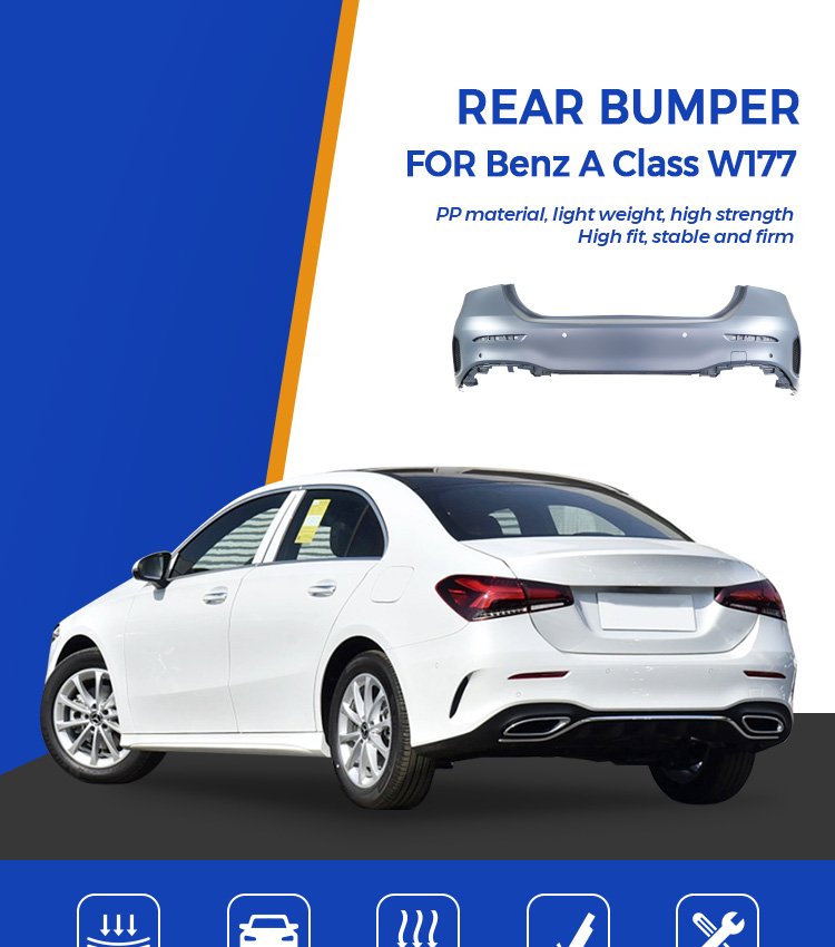 benz w177 rear bumper 1