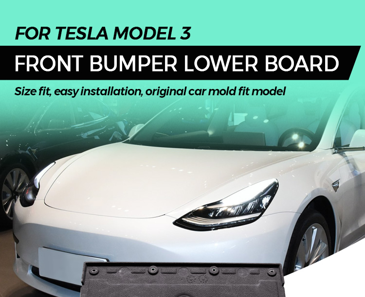 Tesla Model 3 Front Under Tray Body Liner Splash Shield