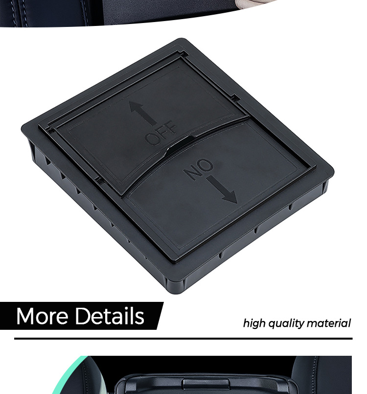 Tesla Model 3 Model Y Center Console Organizer Armrest Hidden Storage Box