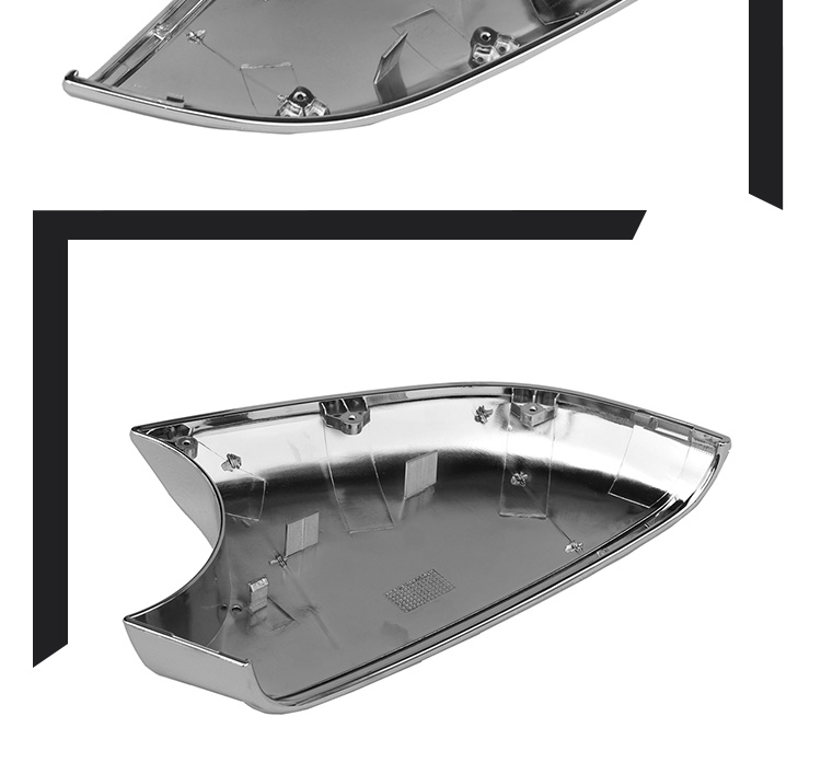 Tesla Model S Driver Door Mirror Cover Chrome Trim