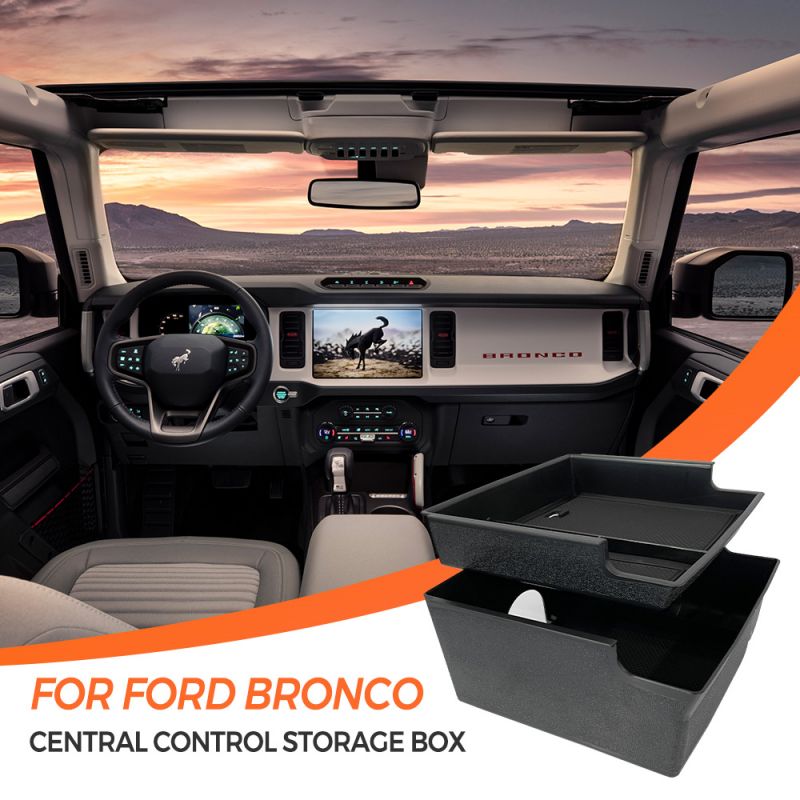 Ford Bronco Center Console Organizer 2021 2022