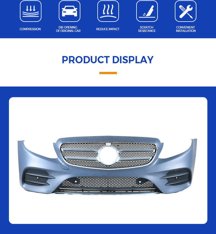 Benz E Class W213 front bumper 2