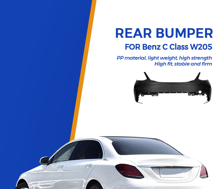 benz c class rear bumper 1