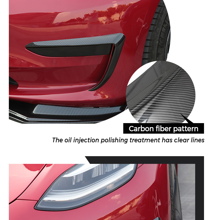 tesla model 3 fog lamp cover 4